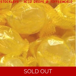 Stockleys Acid Drops Wrapped Boiled Sweets